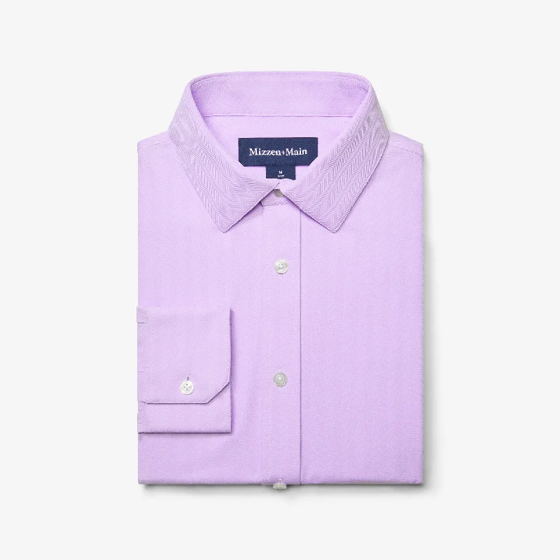 Retro Sporty Lilac Herringbone