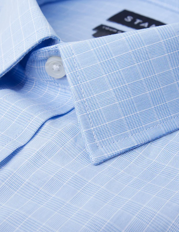 Relaxed Elegance Mini Prince of Wales - Light Blue