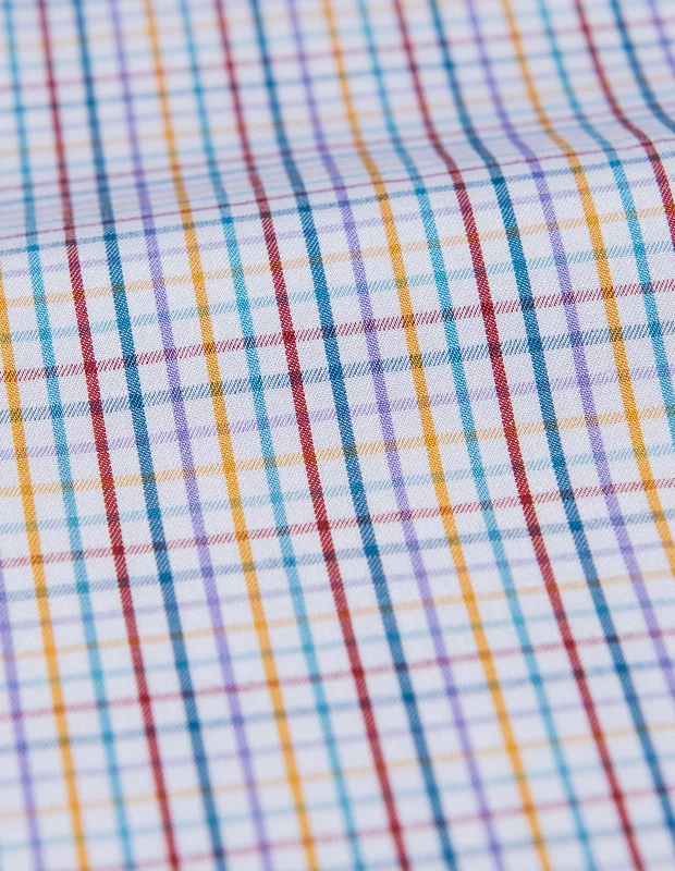 Functional Fashion Multi Color Broadcloth Tattersall
