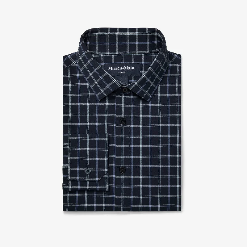 Sleek Streetwear Navy Stewart Plaid