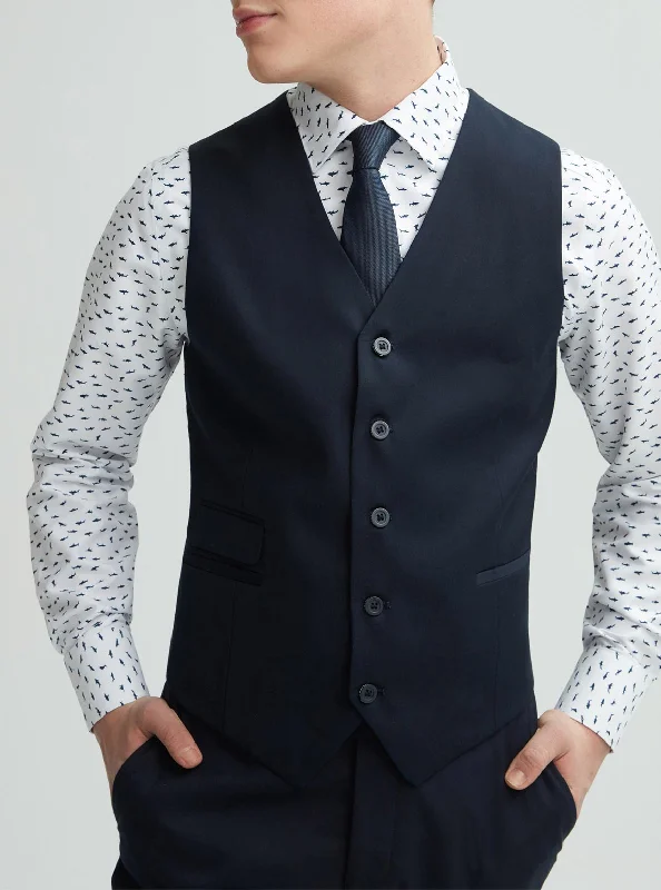 Country Style Navy suit jacket