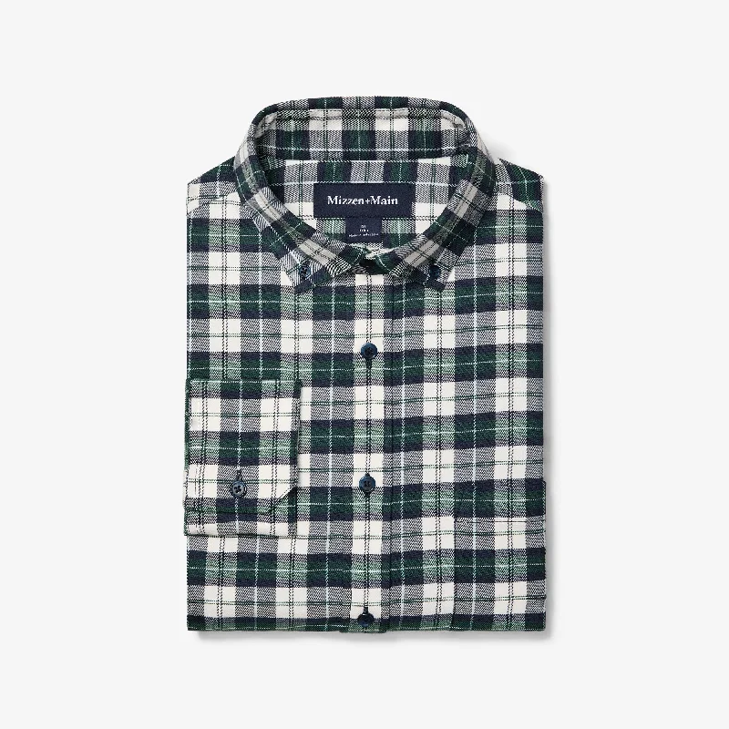 Cyber Style White Kent Plaid