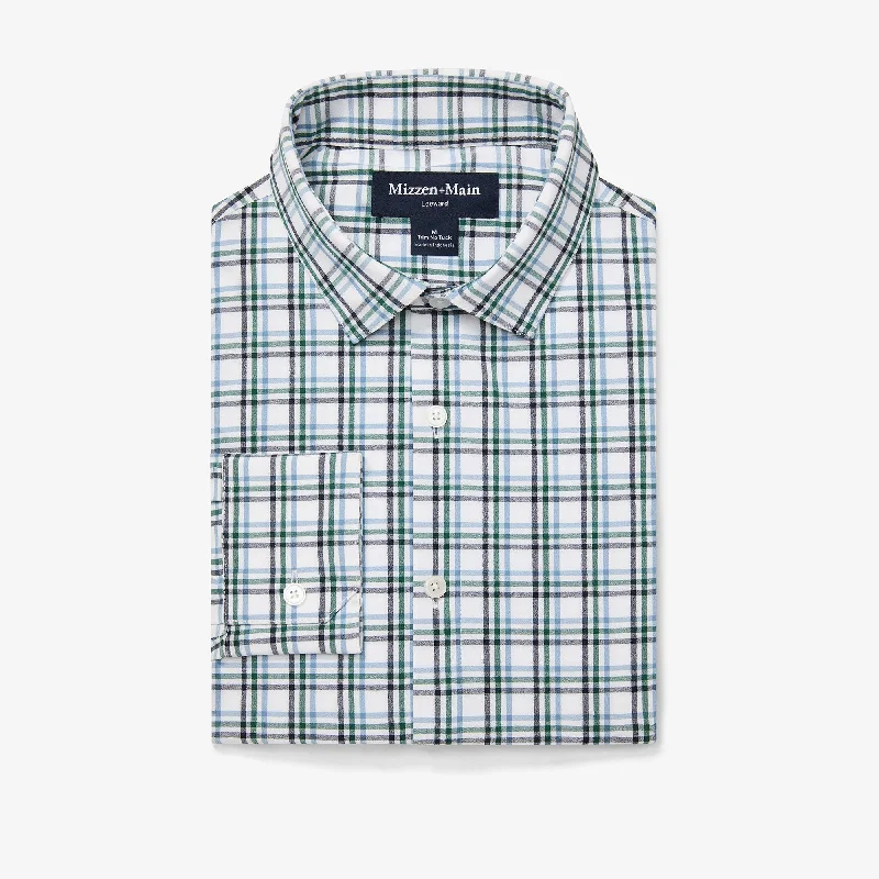 Denim on Denim White Noah Plaid