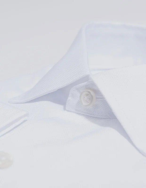 Parisian Style Wrinkle-Resistant Dobby - White Heart Dobby